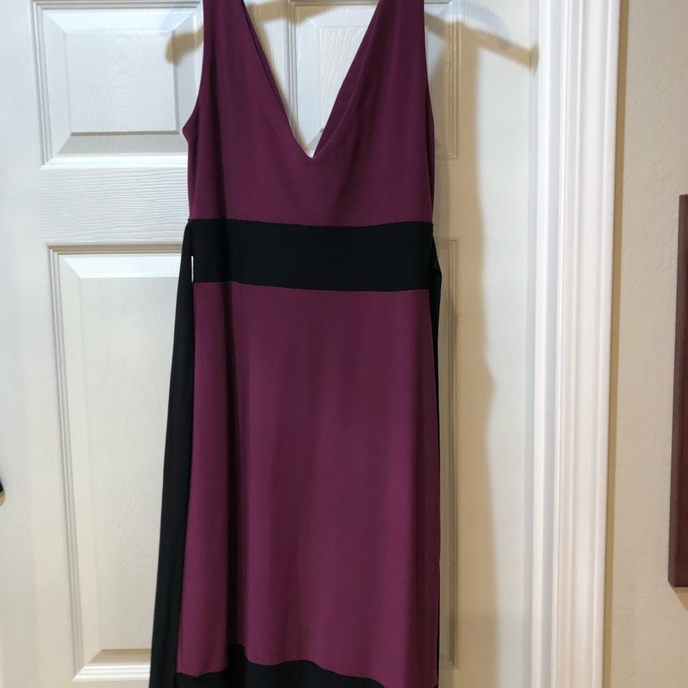 ABS Eggplant cocktail dress